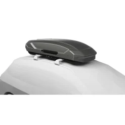 Box da tetto per auto Motion 3 L titanio lucido