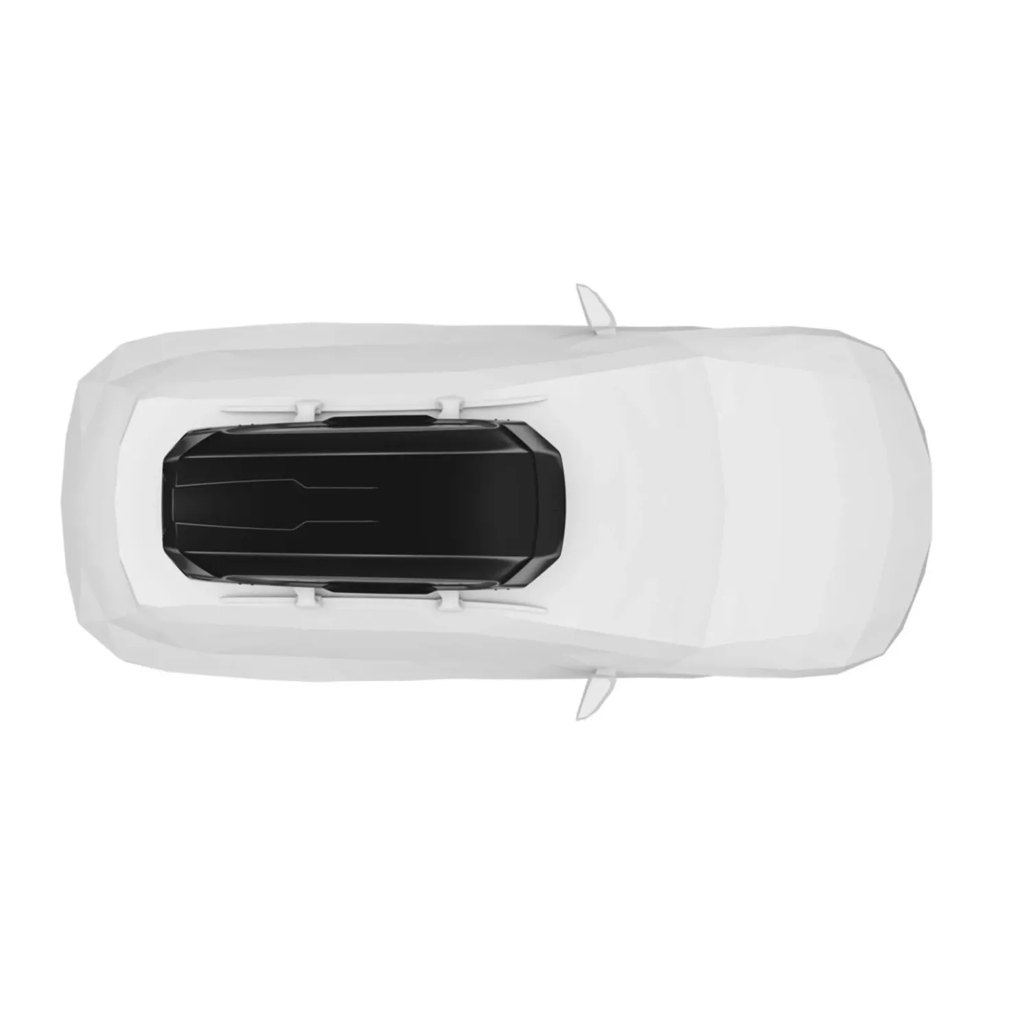 Box da tetto per auto Motion 3 L nero lucido
