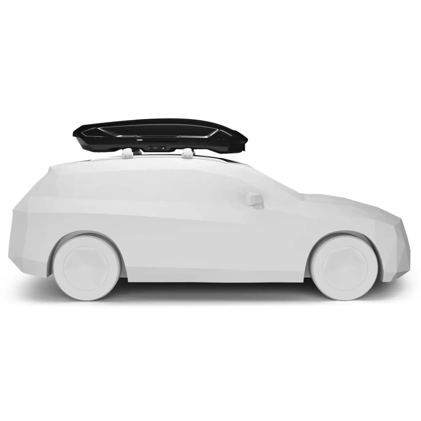 Box da tetto per auto Motion 3 XL nero lucido