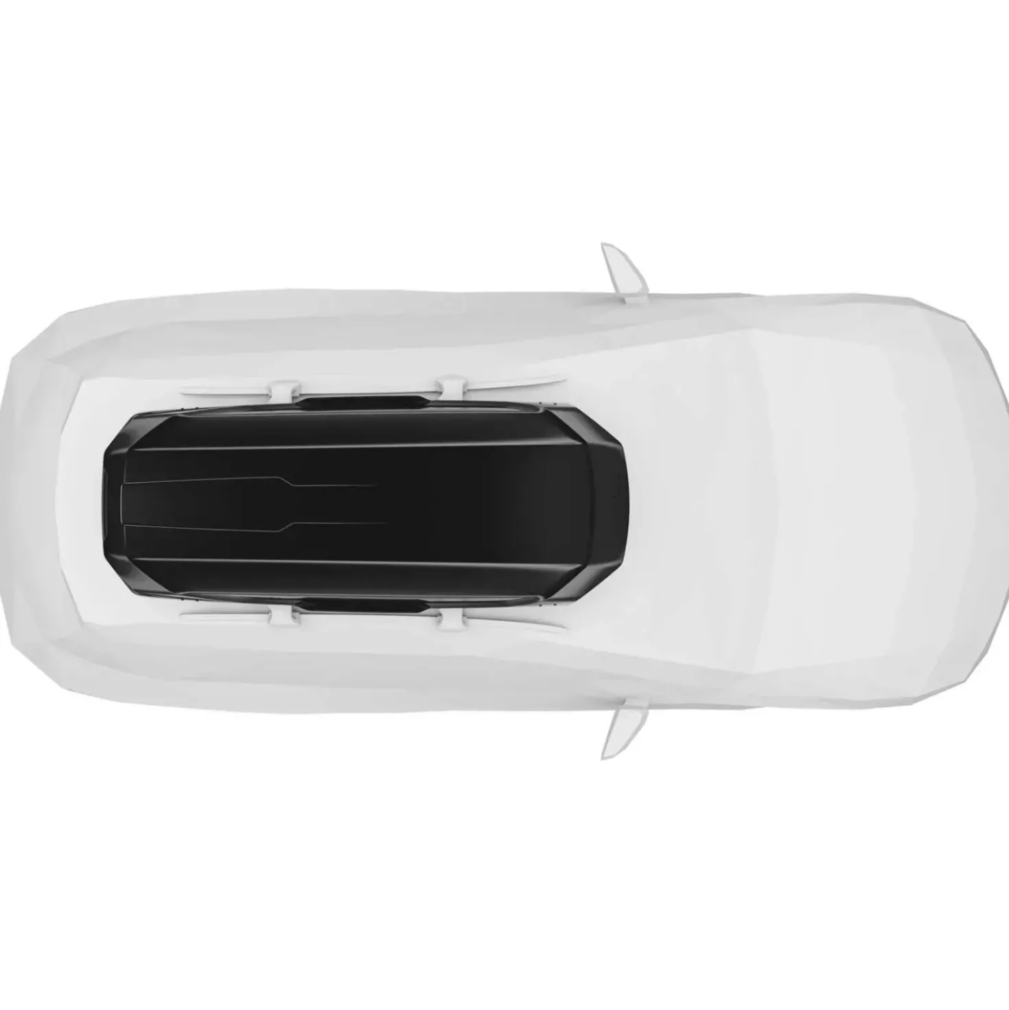Box da tetto per auto Motion 3 XL nero lucido