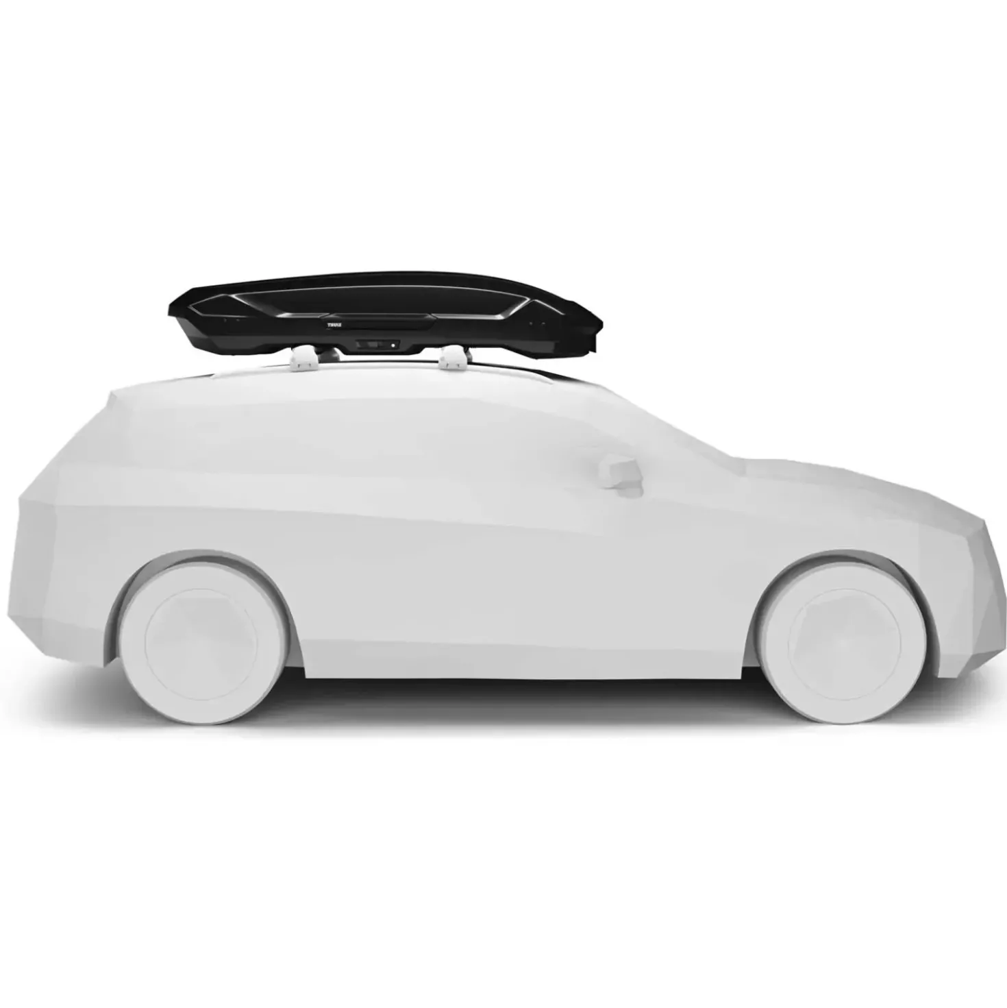 Box da tetto per auto Motion 3 XL nero lucido