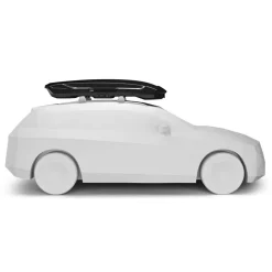 Box da tetto per auto Motion 3 XXL Low nero lucido