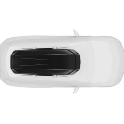 Box da tetto per auto Motion 3 XXL Low nero lucido