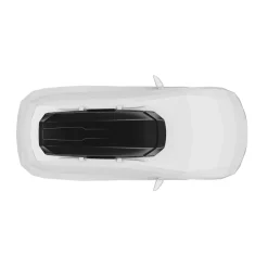 Box da tetto per auto Motion 3 XXL Low nero lucido