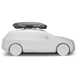Box da tetto per auto Motion 3 XXL titanio lucido