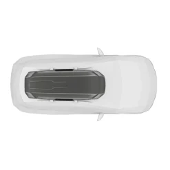 Box da tetto per auto Motion 3 XXL titanio lucido