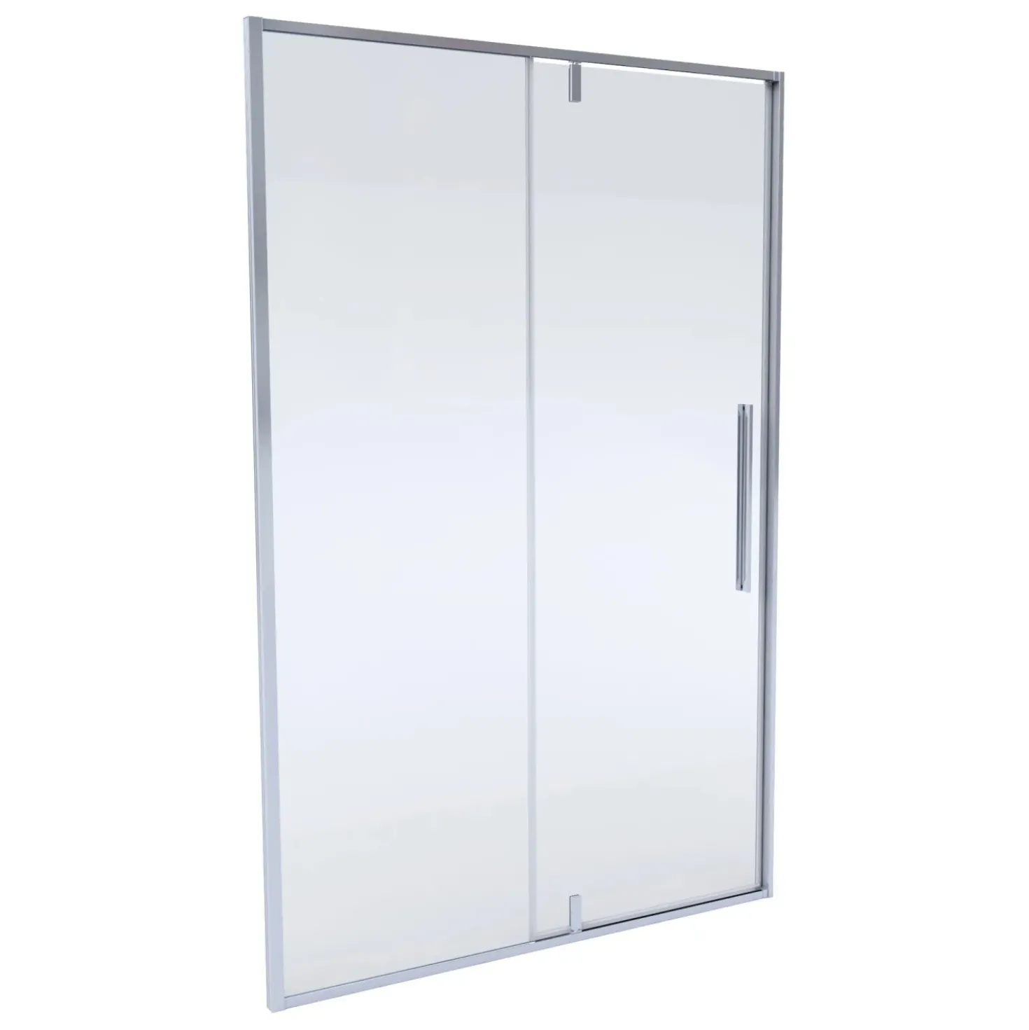 Box doccia con porta battente Slim 98-100x200 cm cromo