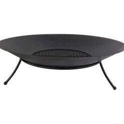 Braciere a carbonella in metallo nero D 56 x H 23 cm