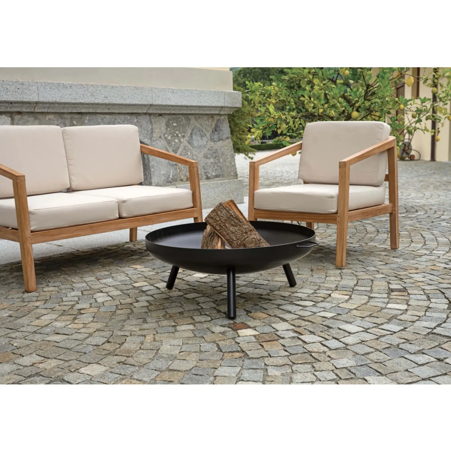 Braciere da giardino in ferro Ø 80 cm