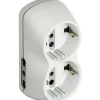 BTicino B4 adattatore 16 A bianco