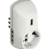 BTicino B3 adattatore con USB 10 A bianco