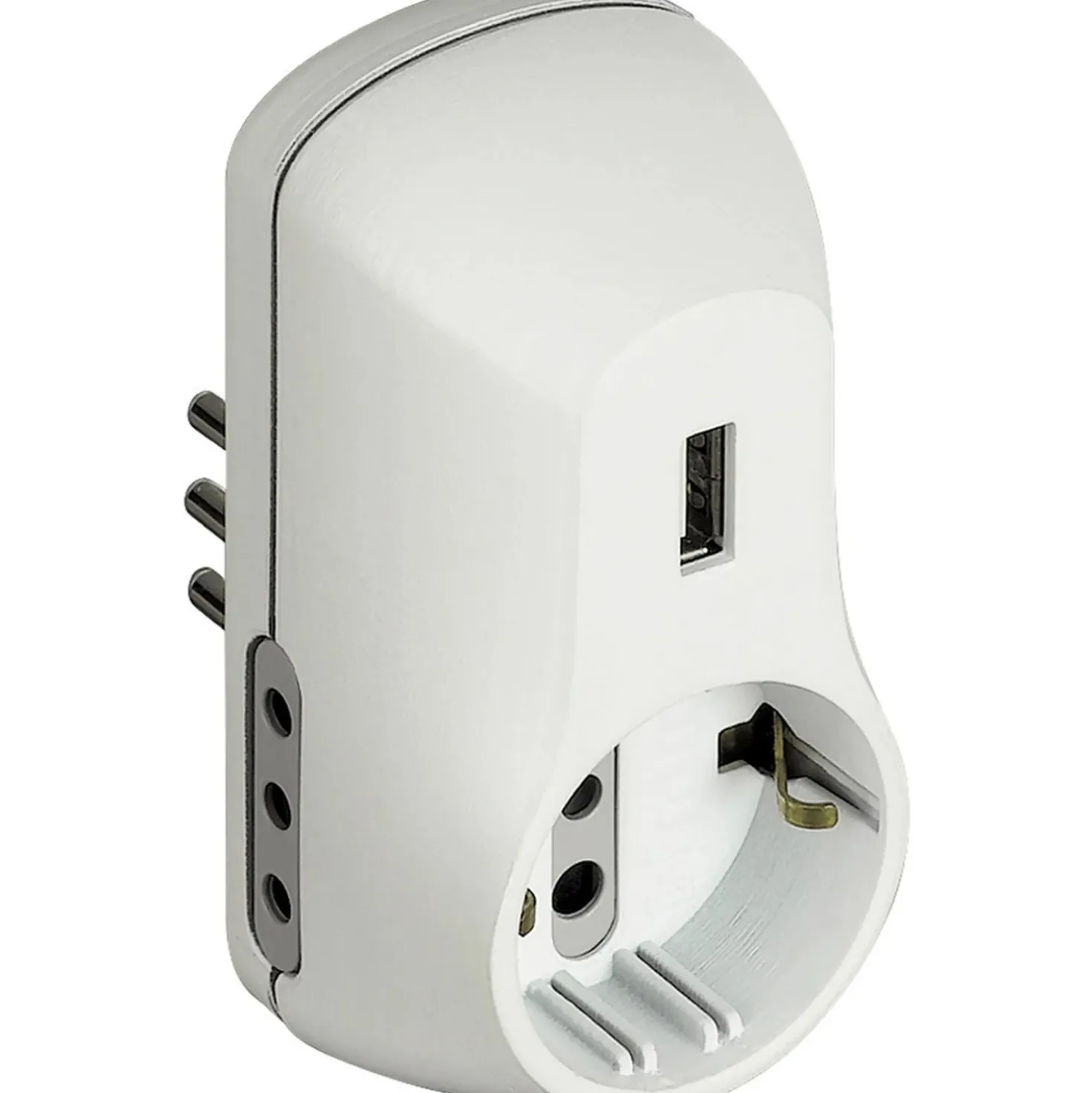 BTicino B3 adattatore con USB 10 A bianco