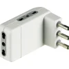 BTicino Corner adattatore salvaspazio 3 prese 16 A bianco