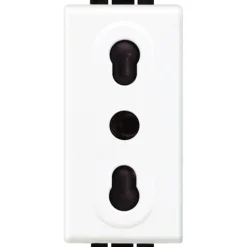 BTicino Livinglight presa 2P+T 10/16 A 250 V ac bianco Smart Home