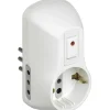 BTicino Safe adattatore 1 presa tedesca e 2 prese 10 A bianco