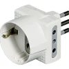 BTicino Tris adattatore con presa tedesca 10 A bianco