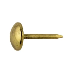 Bulletta testa bombata decorativa ottone 8 mm 30 pz
