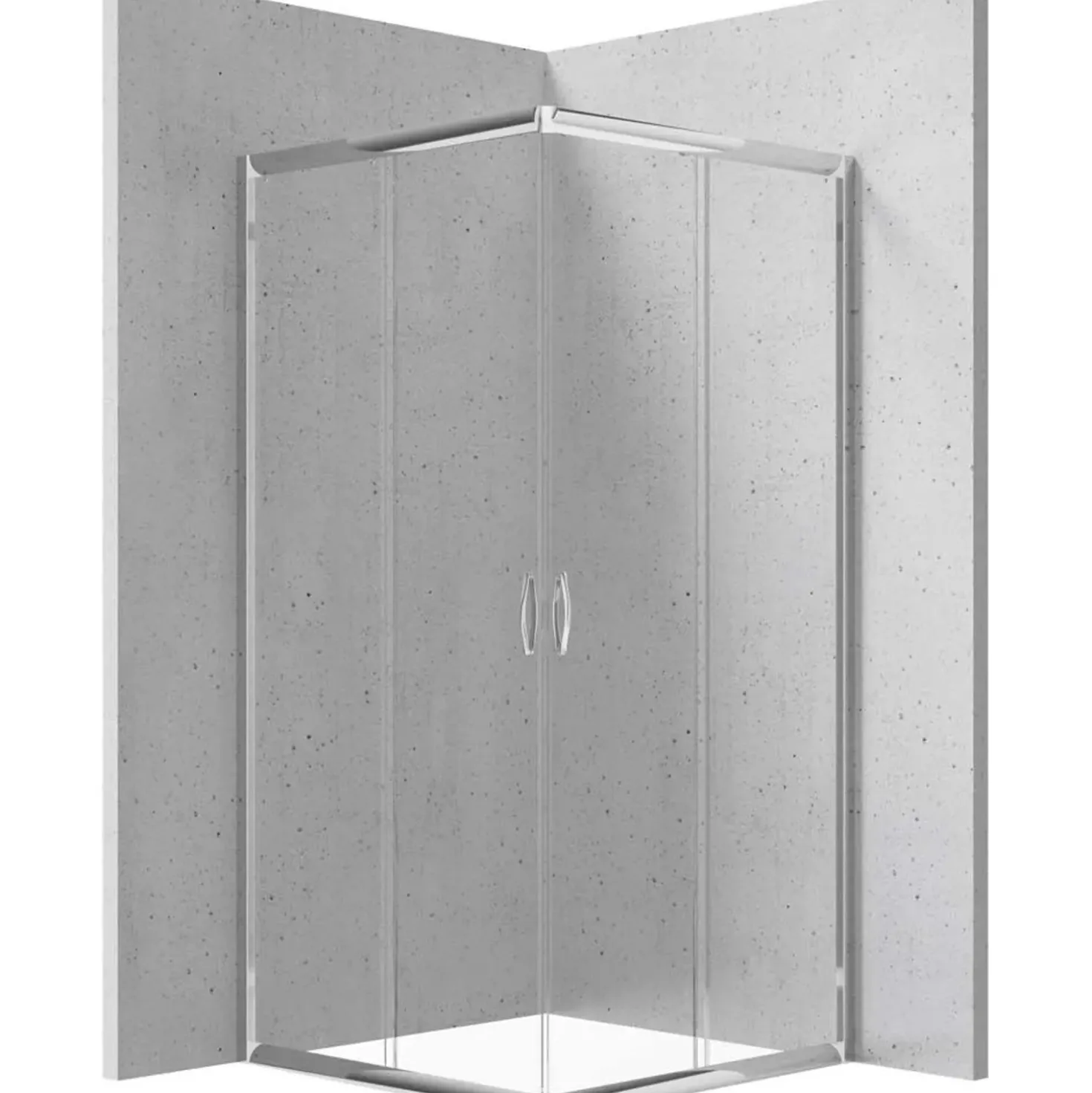 Cabina doccia quadrata Caimito Idrostile Coliseo 900x1850 mm cromo