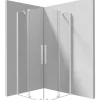 Cabina doccia quadrata Cabaiguán Idrostile 900x1950 mm bianco