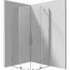 Cabina doccia quadrata Cabaiguán Idrostile vetro 6 mm 800x1950 mm acciaio