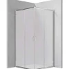 Cabina doccia quadrata Caimito Idrostile Cabaiguán 800x1850 mm cromo