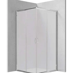 Cabina doccia quadrata Caimito Idrostile Cabaiguán 800x1850 mm cromo