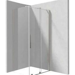 Cabina doccia rettangolare Cabaiguán Idrostile Cabaiguán 1200x1950 mm cromo