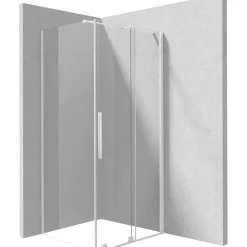 Cabina doccia rettangolare Cabaiguán Idrostile 1000x1950 mm bianco