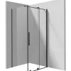 Cabina doccia rettangolare Cabaiguán Idrostile 1000x1950 mm nero