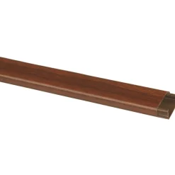 Canale portacavo adesivo 2 m x 20x10 mm legno scuro