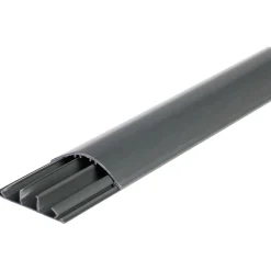 Canale sovrapavimento a 3 vie larghezza 69 mm grigio 2 m