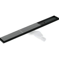 Canaletta scarico doccia lineare Idrostile reversibile 100 cm nero