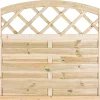 Cancello in legno a maglia diagonale 105x100 cm