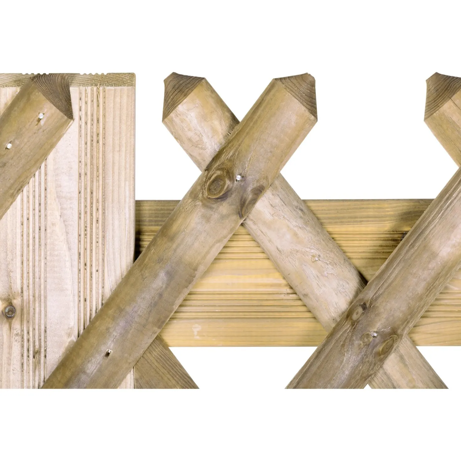 Cancello incrociato in legno 80x100 cm