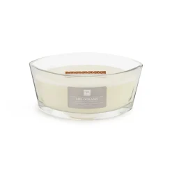 Candela decorativa profumata cofanetto di vetro 19x11x8 cm melograno
