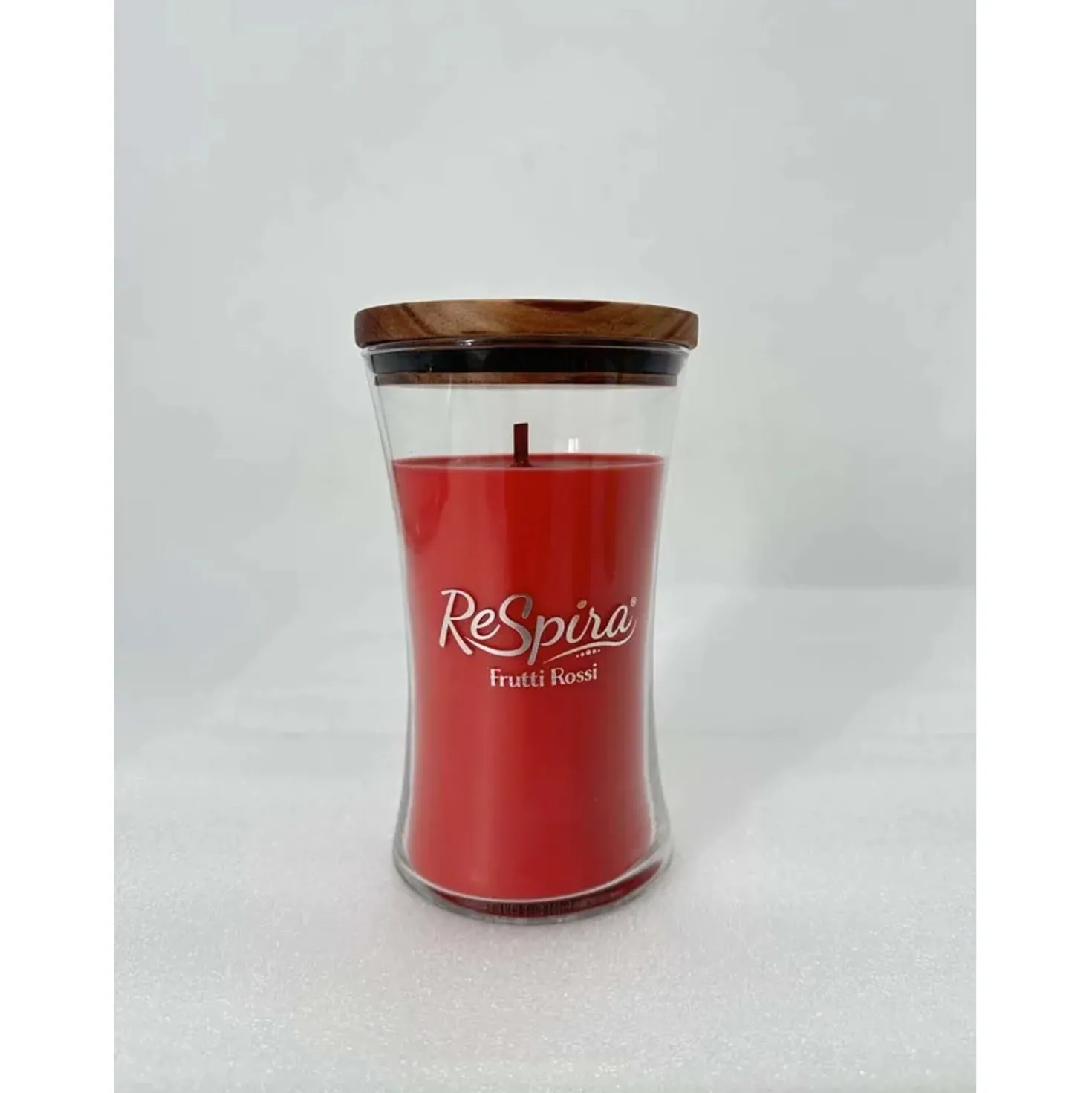 Candela design clessidra al profumo di frutti rossi 610 g