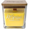 Candela design cubo al profumo di vaniglia 380 g