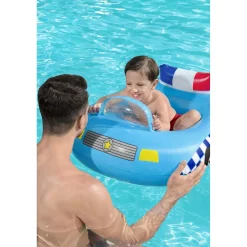 Canotto auto della polizia Bestway con sirena incorporata 97x74 cm