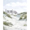 Canvas stampato immagine Beach House 60x80 cm