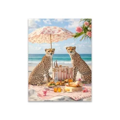 Canvas 60x80 cm picnic cheetah