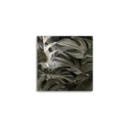Canvas 30x30 cm set foglie a