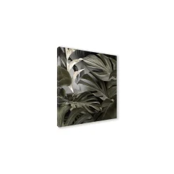 Canvas 30x30 cm set foglie a