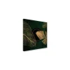 Canvas 30x30 cm set green & gold b