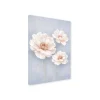 Canvas 60x80 cm white flowers