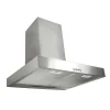 Cappa a parete in acciaio Embla 60 cm grigio