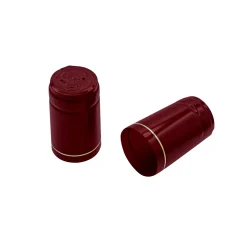 Capsule termoretraibili rosse 33x55 mm 100 pz