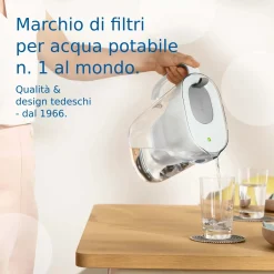 Caraffa filtrante per acqua Brita Style Grey 2,4 l con 1 filtro incluso