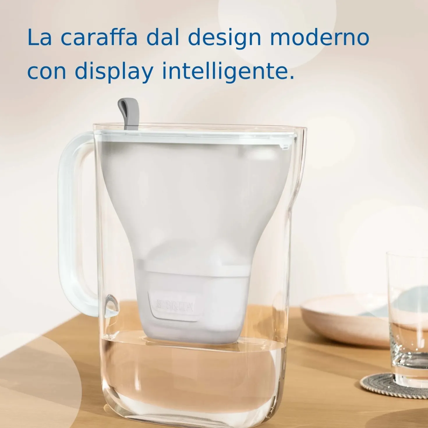 Caraffa filtrante per acqua Brita Style Grey 2,4 l con 1 filtro incluso