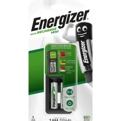 Caricabatterie Energizer NiMH Mini Charger Legacy 2xAAA 700 mAh batterie incl.