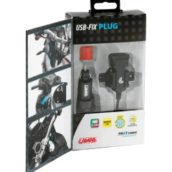 Caricatore USB da moto e auto 12/24V con con fissaggio a vite 2400mA